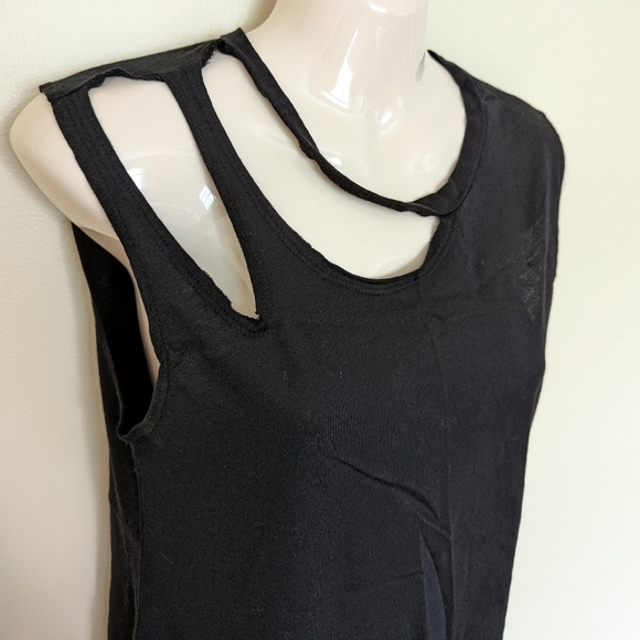 LNA revolve double cut tank black 100% Cotton small - Picture 7 of 14